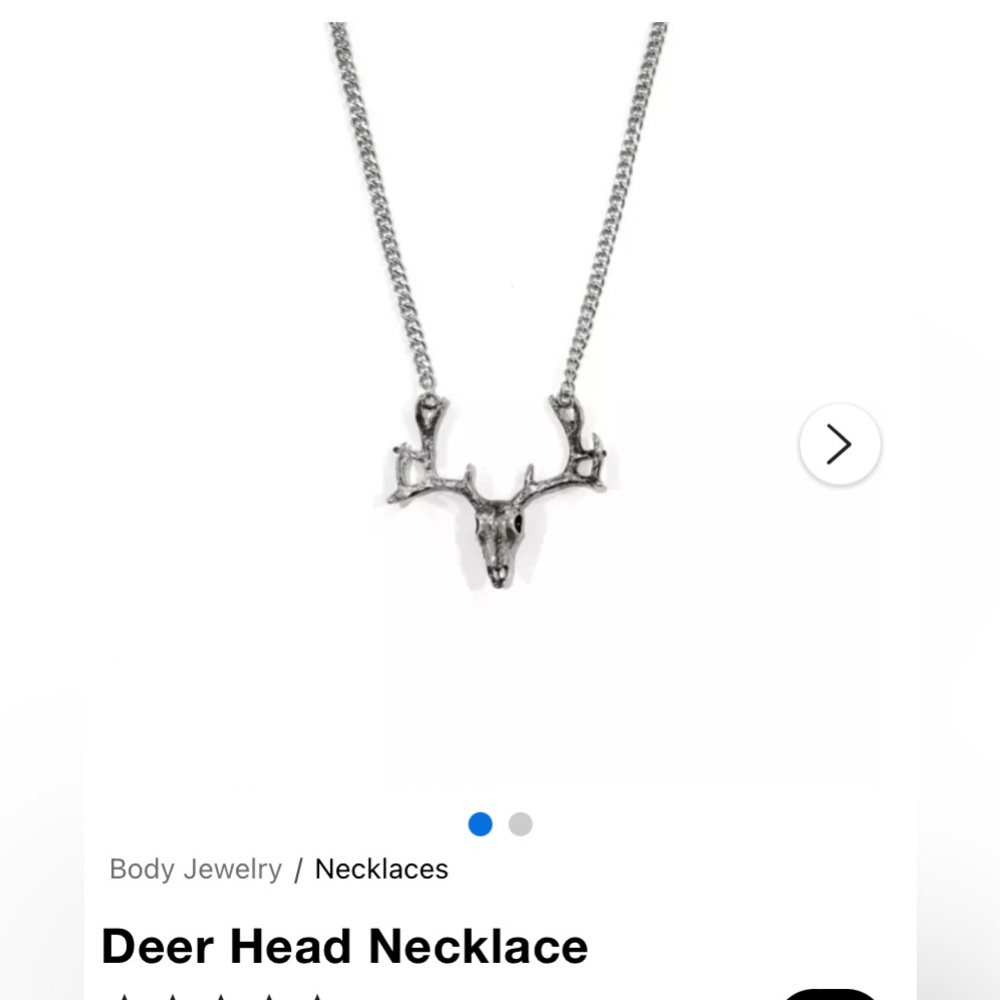 Deer Skull Necklace